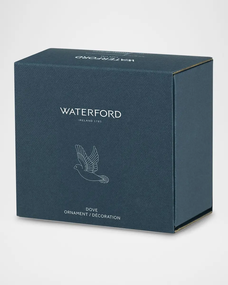 Waterford Crystal Dove of Peace Christmas Ornament | Thumbnail 4 Waterford Crystal Dove of Peace Christmas Ornament | Thumbnail 4