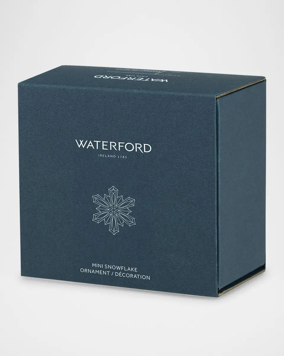 Waterford Crystal Mini Snowflake Christmas Ornament | Thumbnail 4 Waterford Crystal Mini Snowflake Christmas Ornament | Thumbnail 4