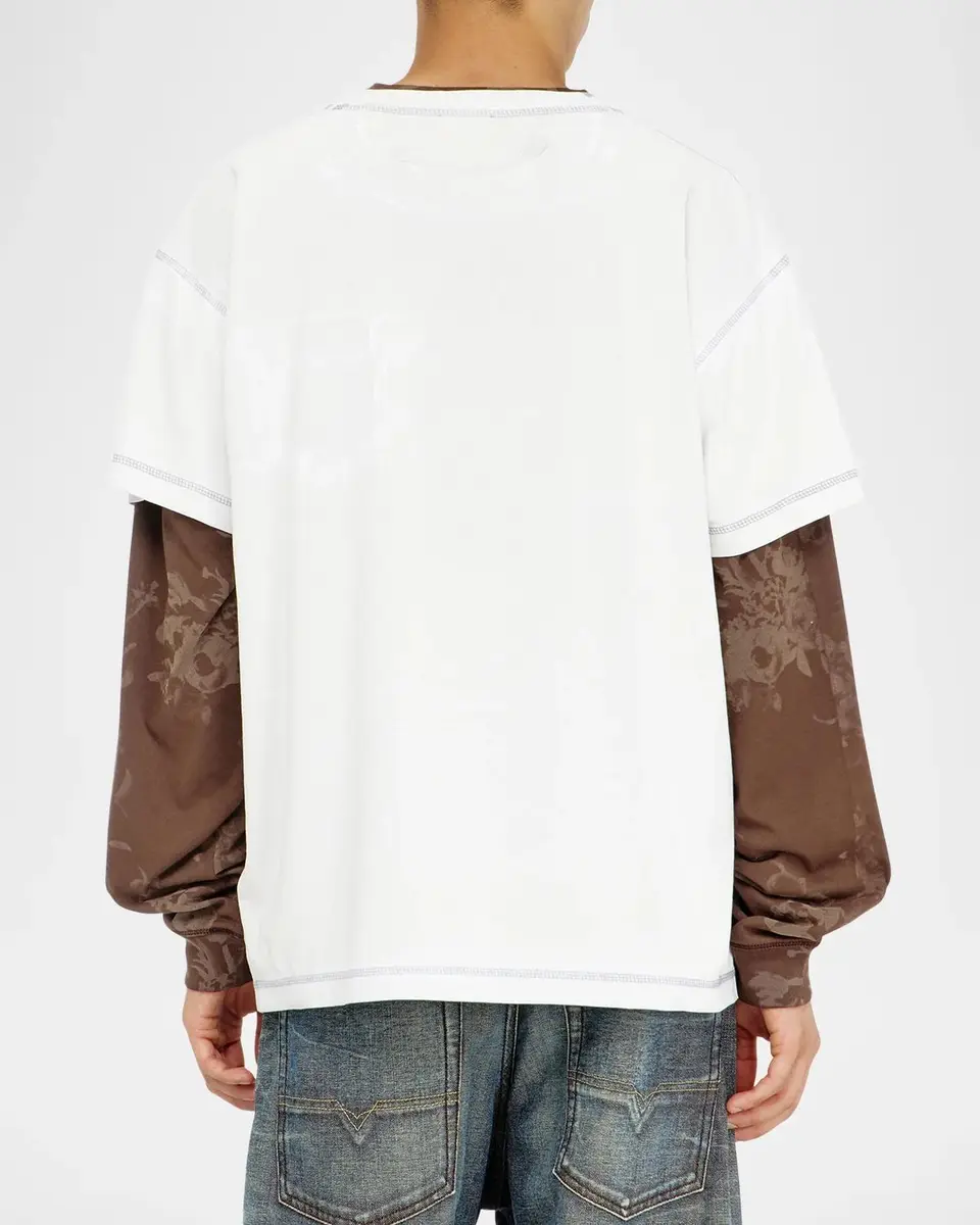 Diesel Men's Graphic Logo Pocket T-Shirt | Thumbnail 3 Diesel Men's Graphic Logo Pocket T-Shirt | Thumbnail 3