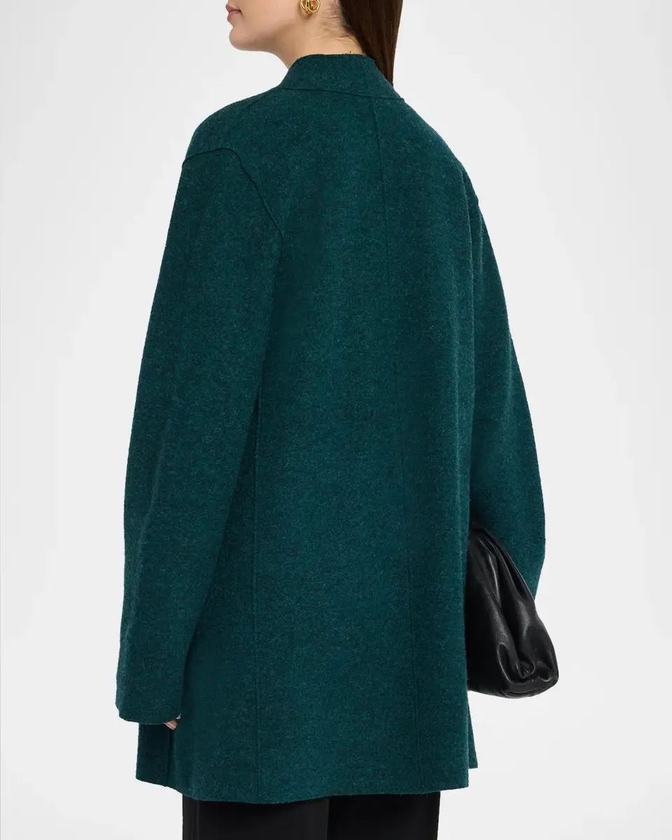 Eileen Fisher Open-Front Boiled Wool Cardigan | Thumbnail 3 Eileen Fisher Open-Front Boiled Wool Cardigan | Thumbnail 3
