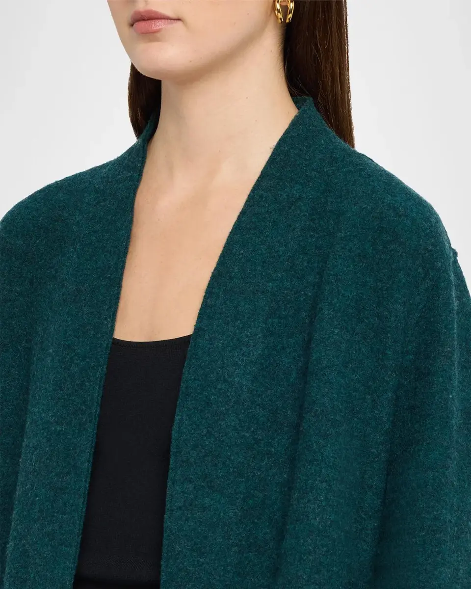 Eileen Fisher Open-Front Boiled Wool Cardigan | Thumbnail 5 Eileen Fisher Open-Front Boiled Wool Cardigan | Thumbnail 5