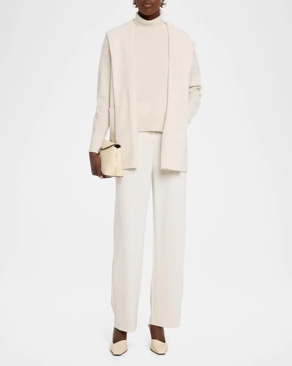 Eileen Fisher Hooded Open-Front Wool Cardigan | Thumbnail 2 Eileen Fisher Hooded Open-Front Wool Cardigan | Thumbnail 2