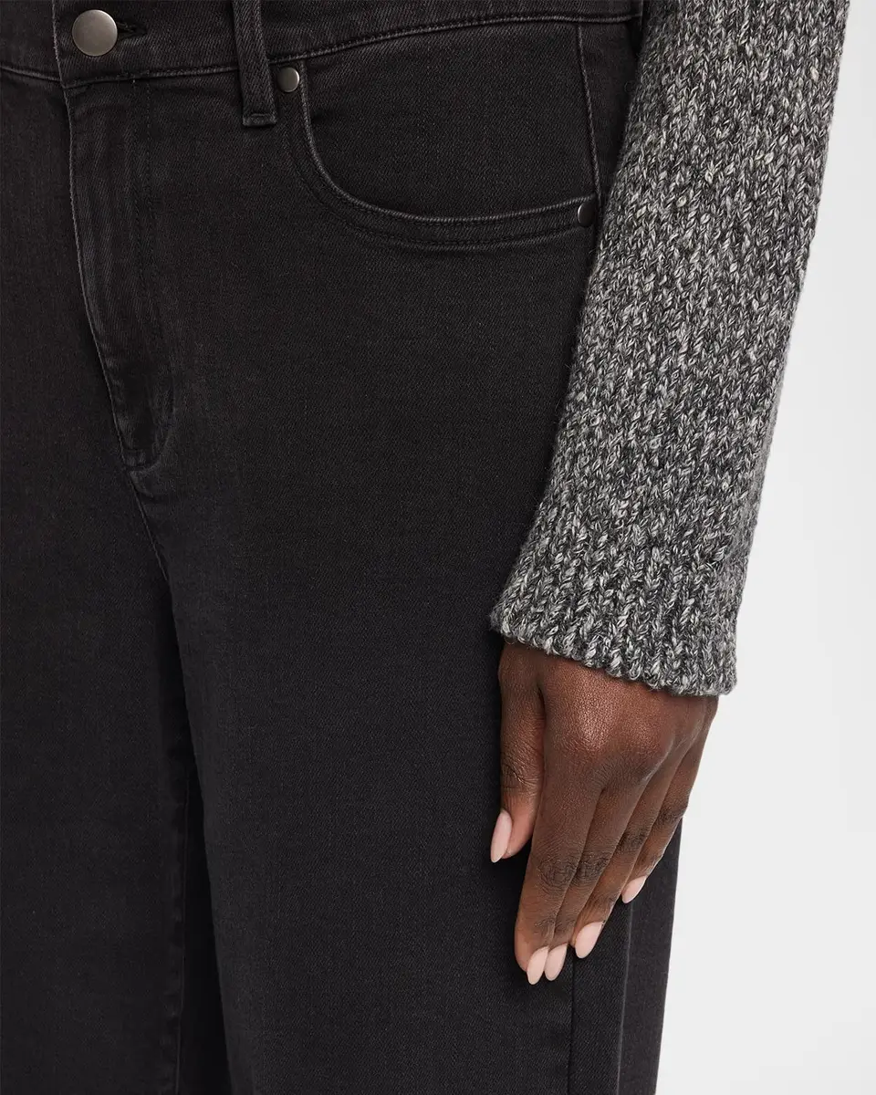 Eileen Fisher Cropped Straight-Leg Stretch Cotton Jeans | Thumbnail 5