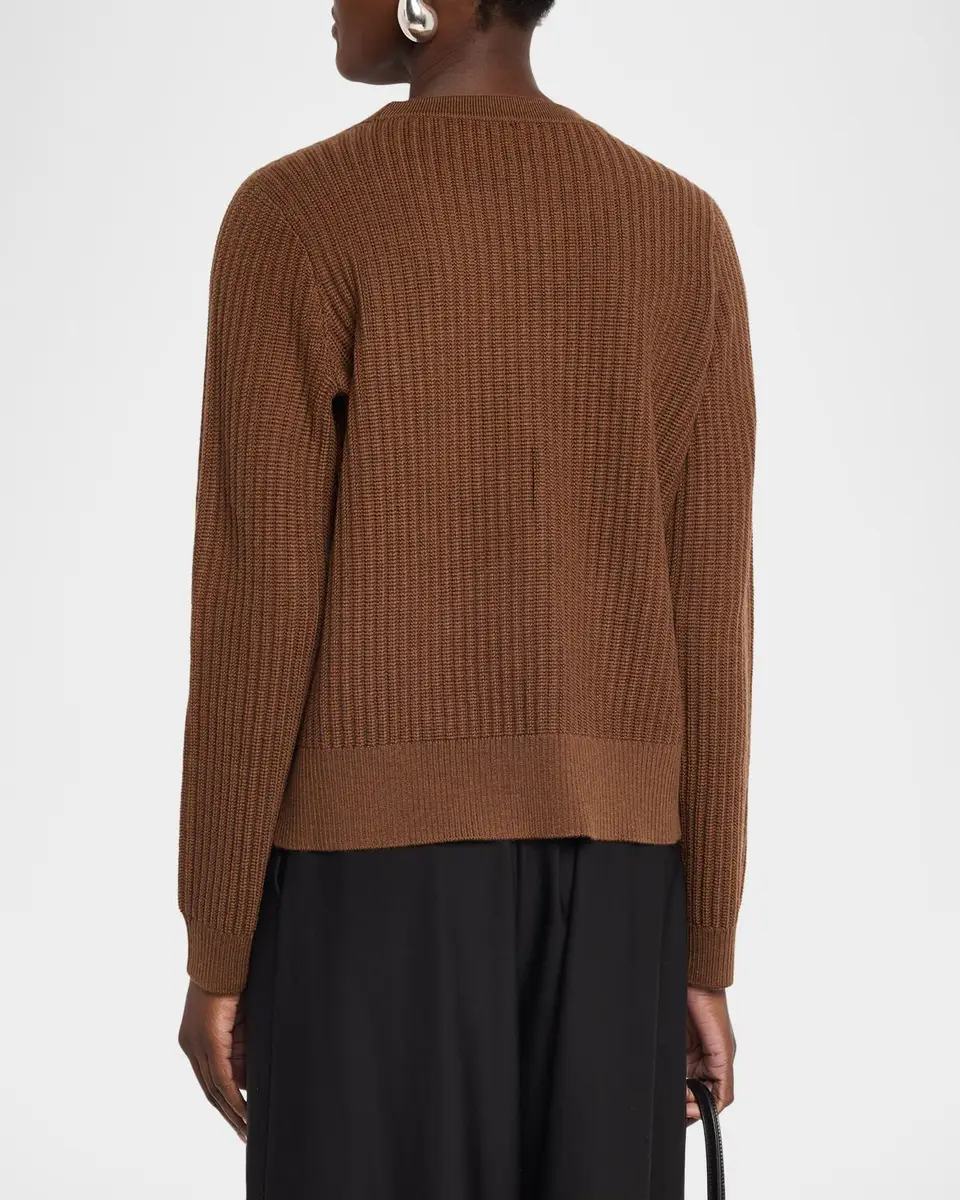 Eileen Fisher Crewneck Wool Sweater | Thumbnail 3 Eileen Fisher Crewneck Wool Sweater | Thumbnail 3