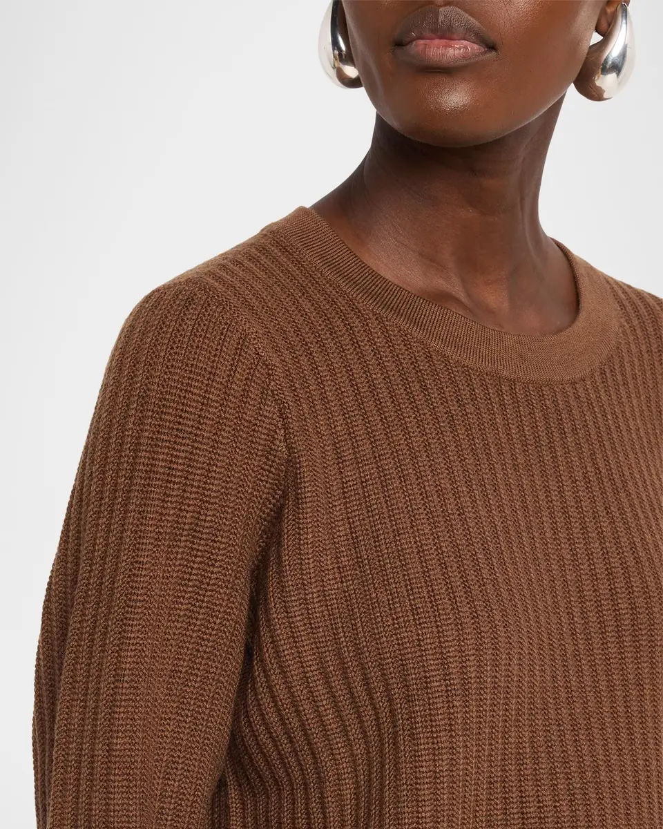 Eileen Fisher Crewneck Wool Sweater | Thumbnail 5 Eileen Fisher Crewneck Wool Sweater | Thumbnail 5