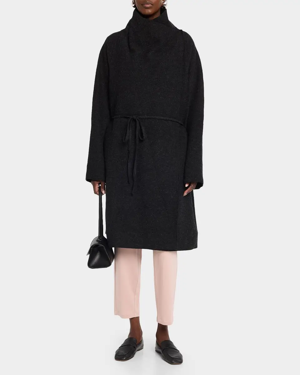 Eileen Fisher Cropped Fleece-Lined Terry Pants | Thumbnail 2 Eileen Fisher Cropped Fleece-Lined Terry Pants | Thumbnail 2