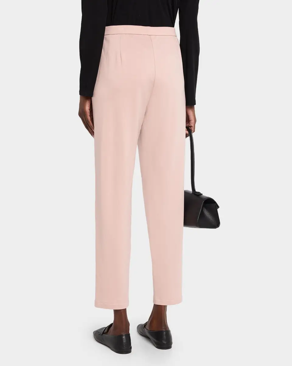 Eileen Fisher Cropped Fleece-Lined Terry Pants | Thumbnail 3 Eileen Fisher Cropped Fleece-Lined Terry Pants | Thumbnail 3