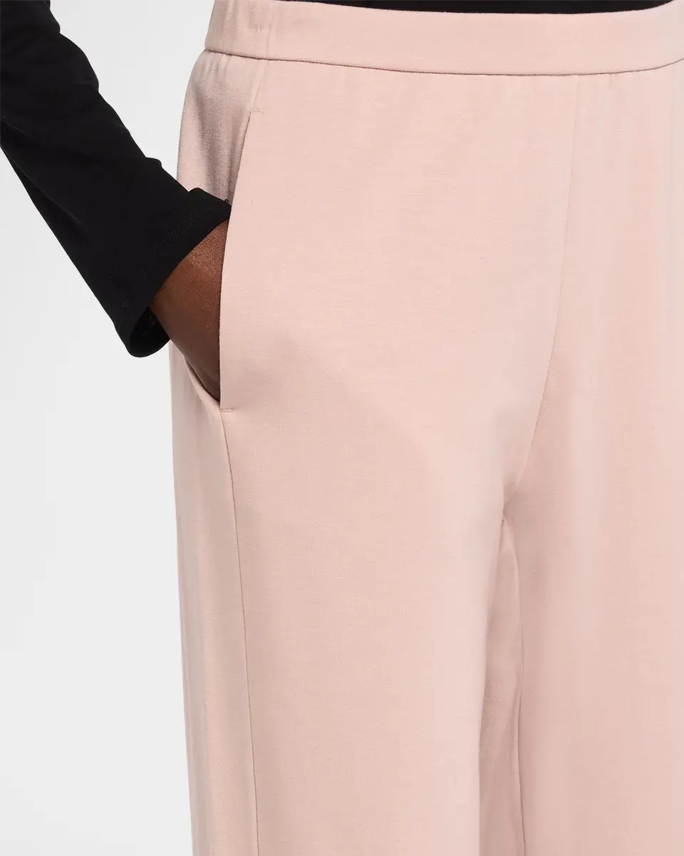 Eileen Fisher Cropped Fleece-Lined Terry Pants | Thumbnail 5 Eileen Fisher Cropped Fleece-Lined Terry Pants | Thumbnail 5