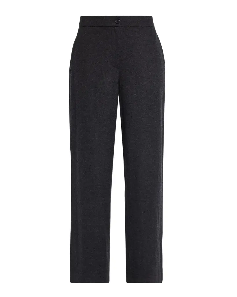 Eileen Fisher Straight-Leg Wool Jersey Trousers