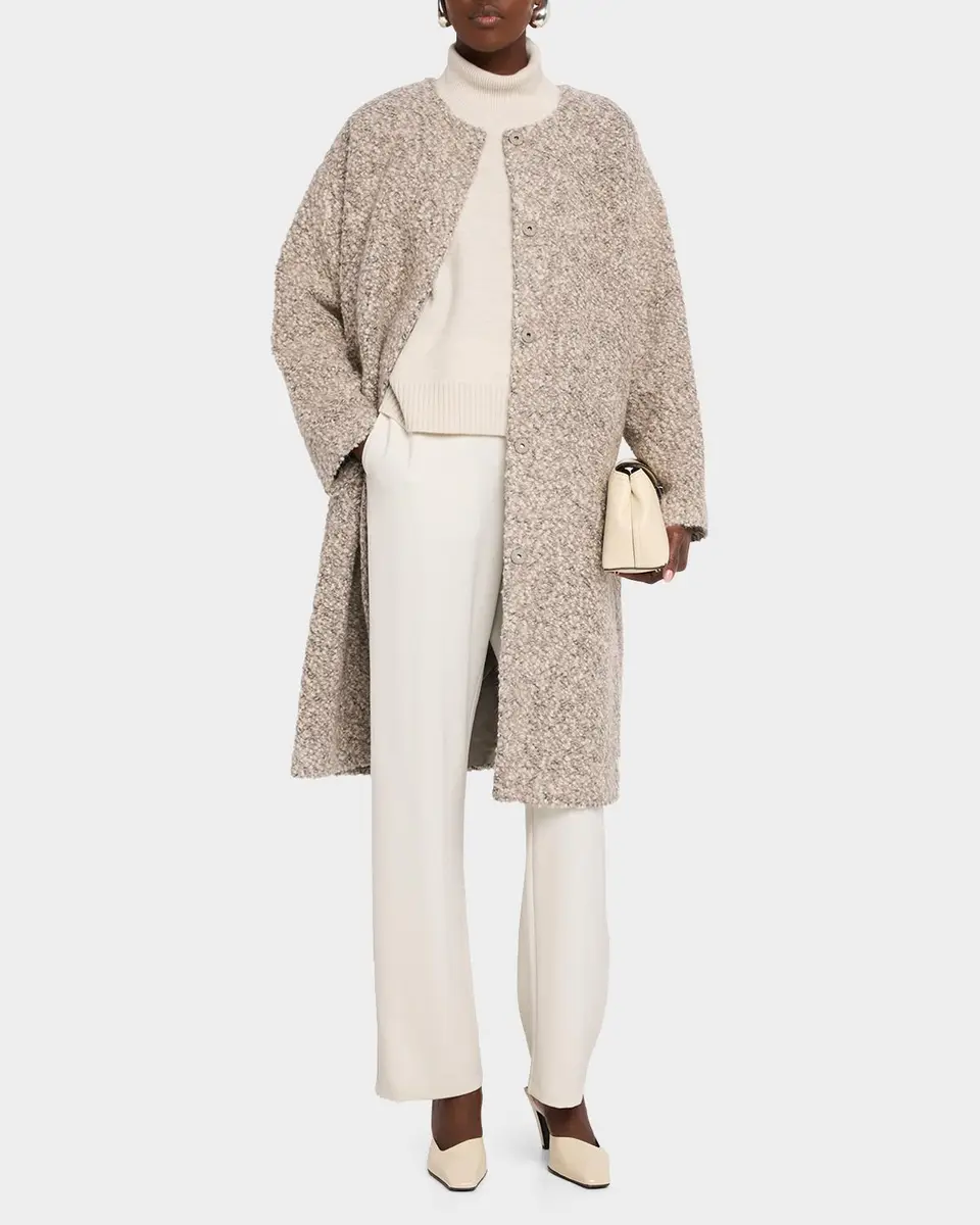 Eileen Fisher Cap-Sleeve Turtleneck Wool Sweater | Thumbnail 2 Eileen Fisher Cap-Sleeve Turtleneck Wool Sweater | Thumbnail 2
