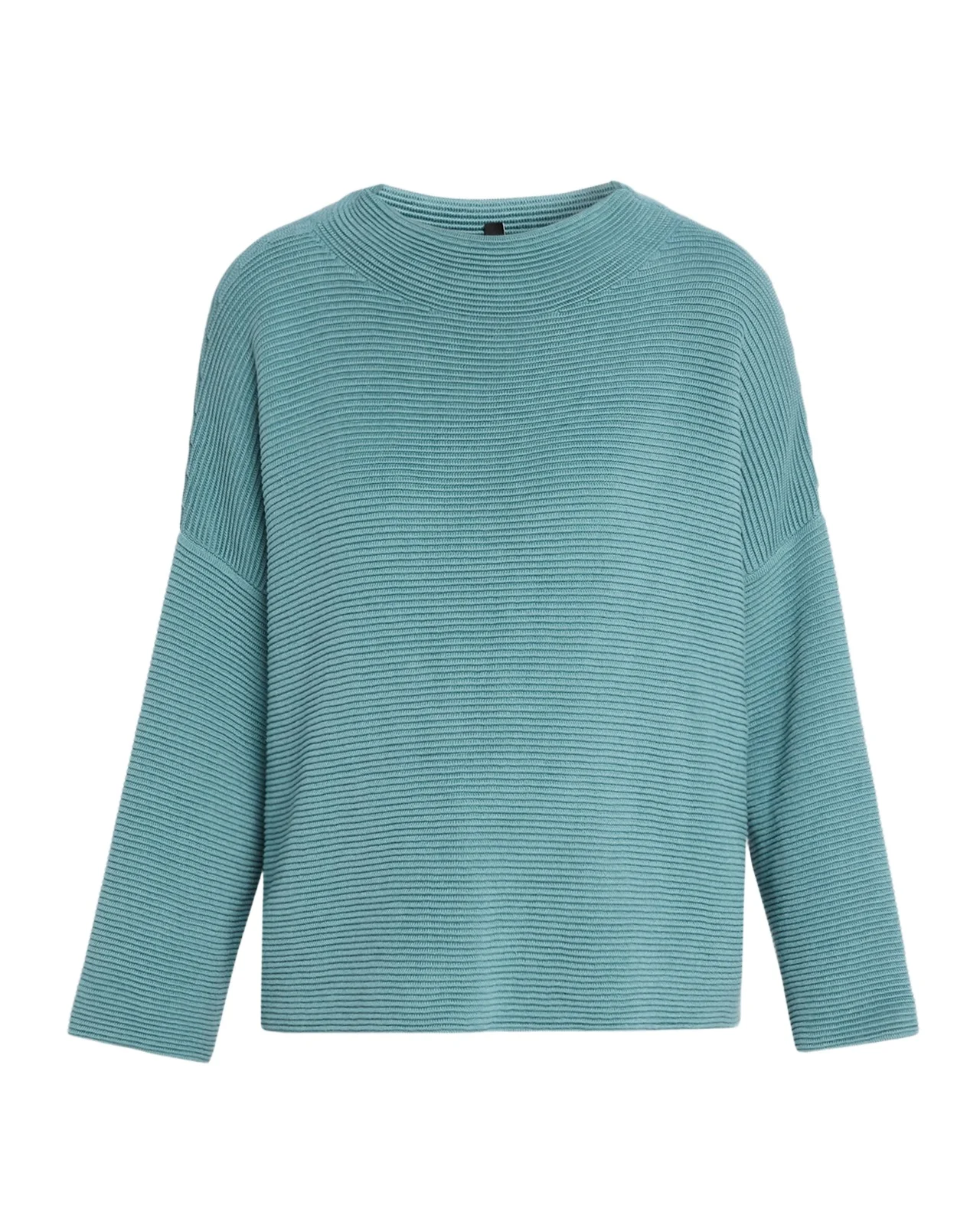 Ribbed Funnel-Neck Sweater Ribbed Funnel-Neck Sweater