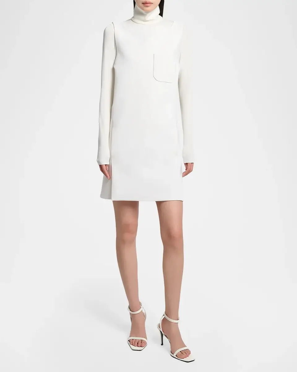 Courrèges Square-Neck Sleeveless Cut-Out Mini Dress | Thumbnail 2 Courrèges Square-Neck Sleeveless Cut-Out Mini Dress | Thumbnail 2