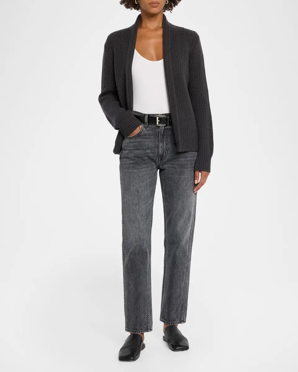 TSE Cashmere Cashmere Open Shawl-Collar Cardigan | Thumbnail 2 TSE Cashmere Cashmere Open Shawl-Collar Cardigan | Thumbnail 2