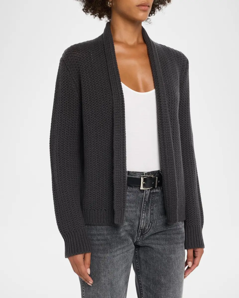 TSE Cashmere Cashmere Open Shawl-Collar Cardigan | Thumbnail 4 TSE Cashmere Cashmere Open Shawl-Collar Cardigan | Thumbnail 4