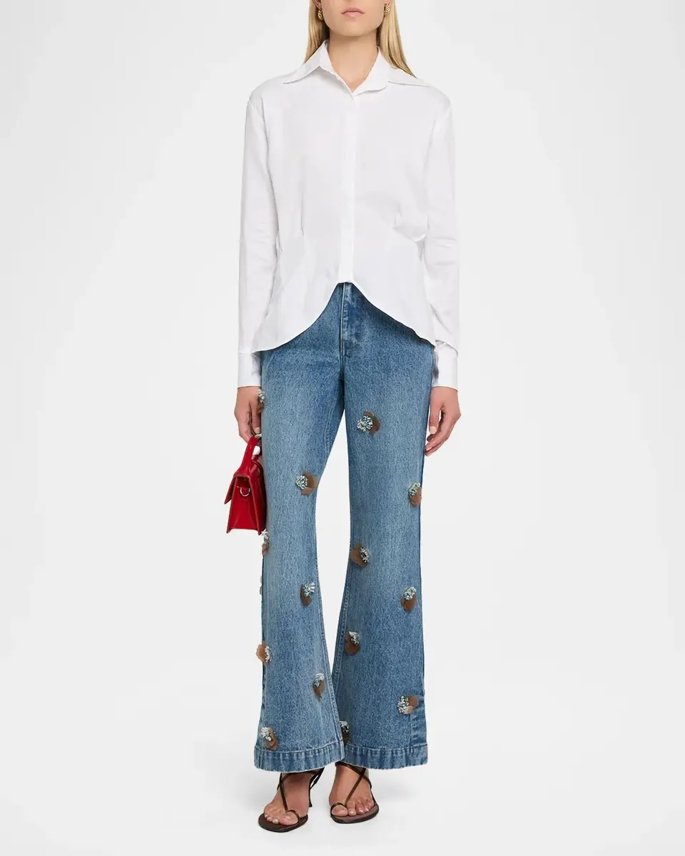 JBQ Wylder Floral Appliqué Jeans | Thumbnail 2