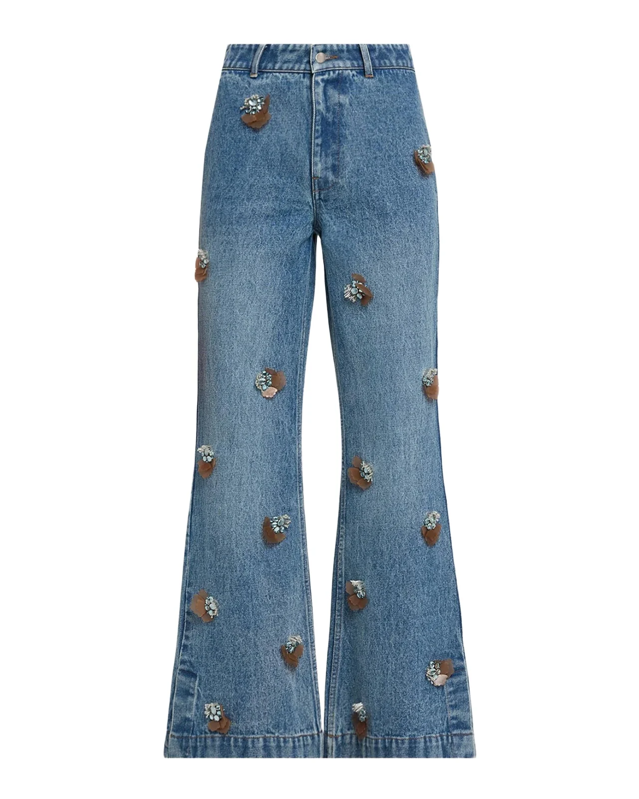 Wylder Floral Appliqué Jeans Wylder Floral Appliqué Jeans
