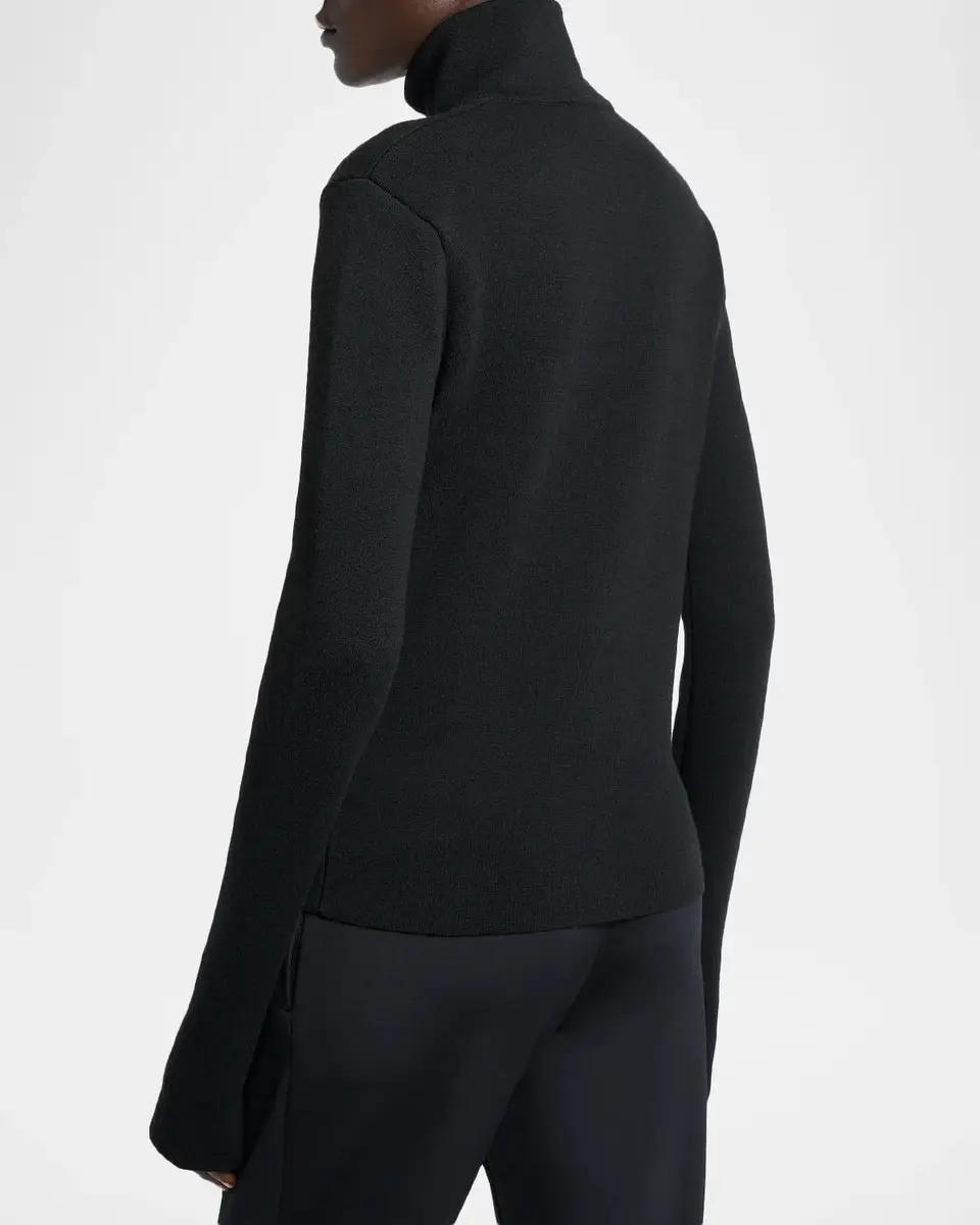 Courrèges Bicolor Jersey Zip-Up Track Jacket | Thumbnail 3 Courrèges Bicolor Jersey Zip-Up Track Jacket | Thumbnail 3