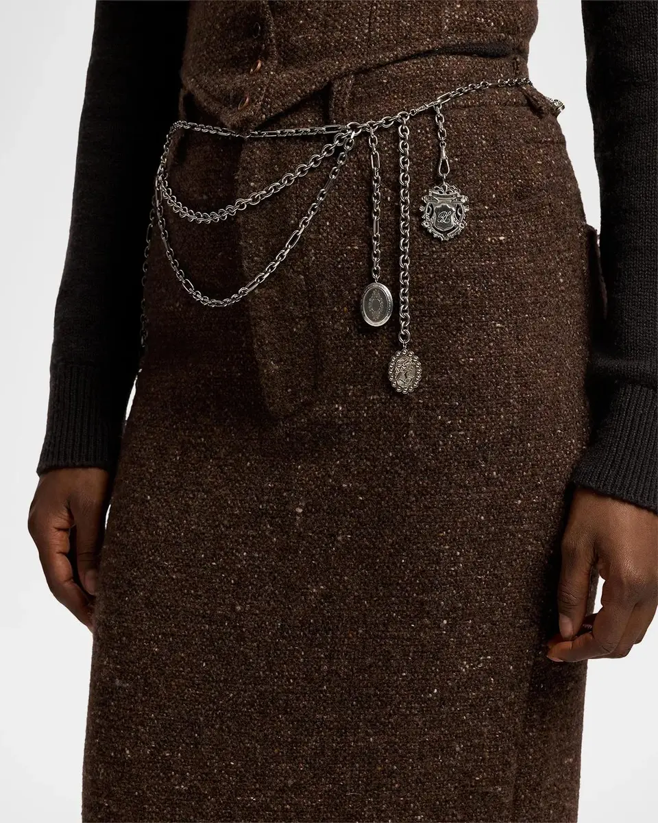 Ralph Lauren Collection Multichain Charm Belt | Thumbnail 4 Ralph Lauren Collection Multichain Charm Belt | Thumbnail 4