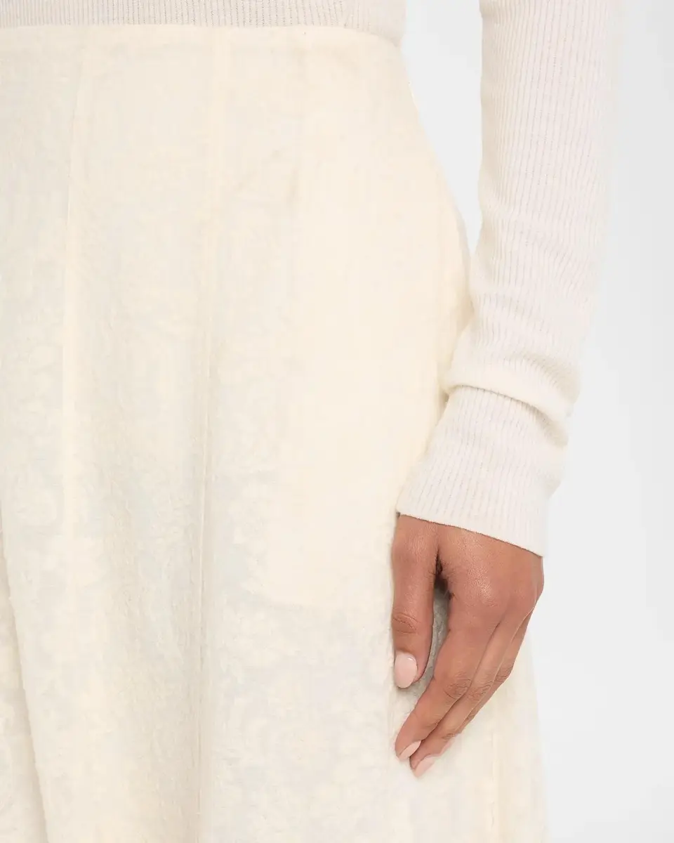 Alberta Ferretti Wool-Blend A-Line Midi Skirt | Thumbnail 5 Alberta Ferretti Wool-Blend A-Line Midi Skirt | Thumbnail 5