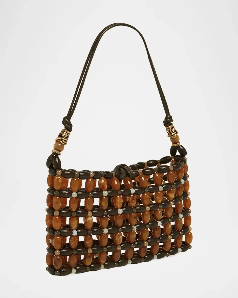 Saint Laurent Evening Beaded Shoulder Bag | Thumbnail 3