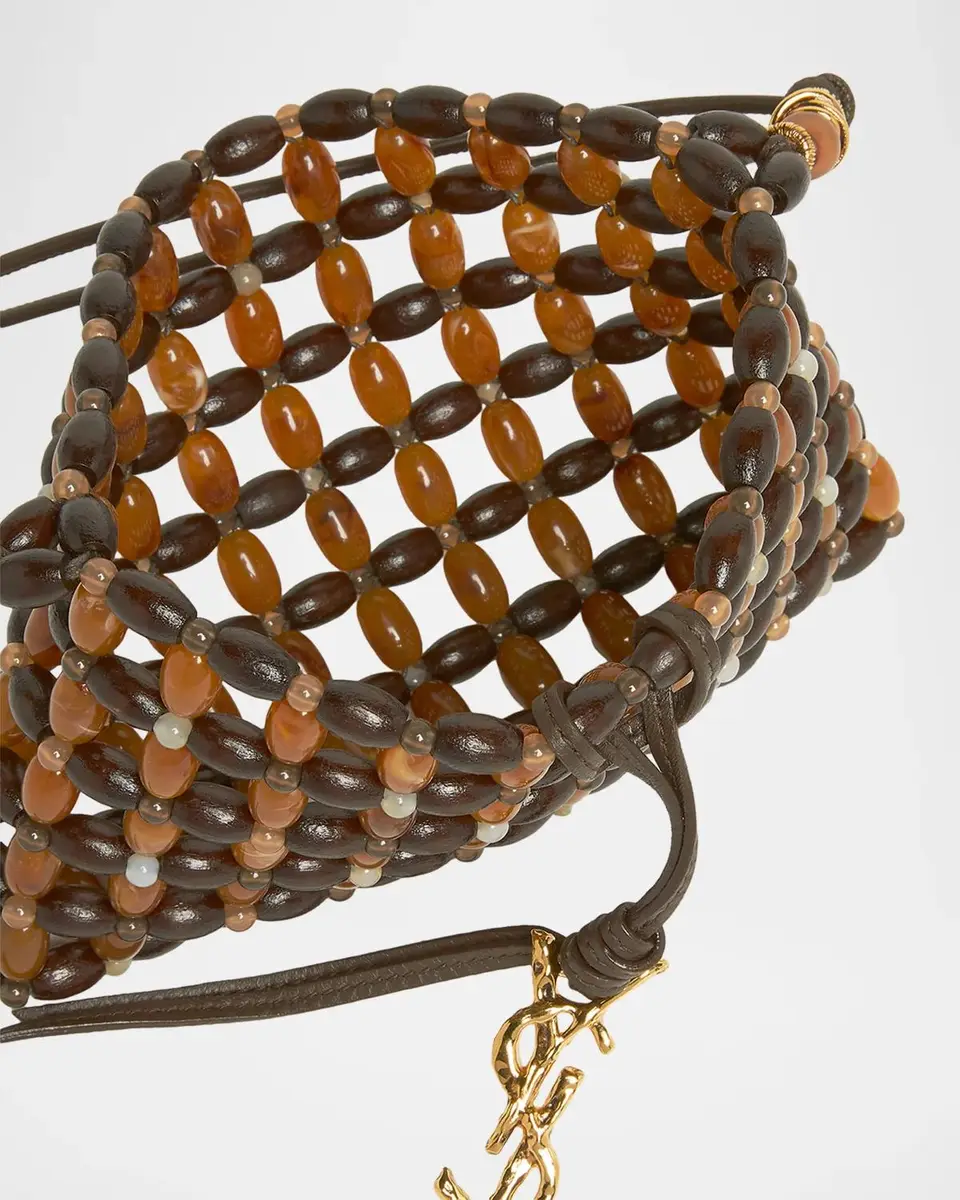 Saint Laurent Evening Beaded Shoulder Bag | Thumbnail 4
