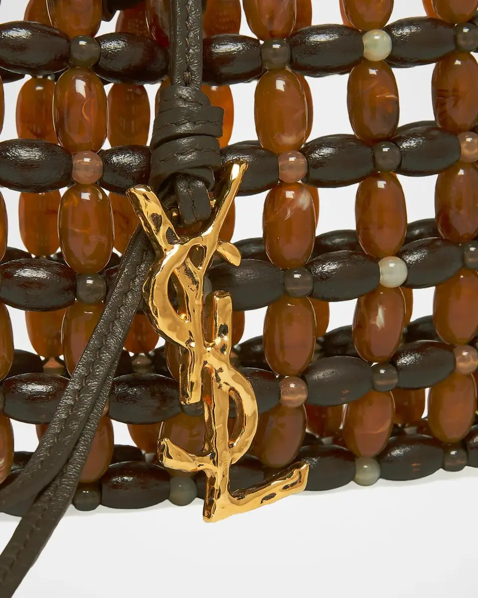 Saint Laurent Evening Beaded Shoulder Bag | Thumbnail 6