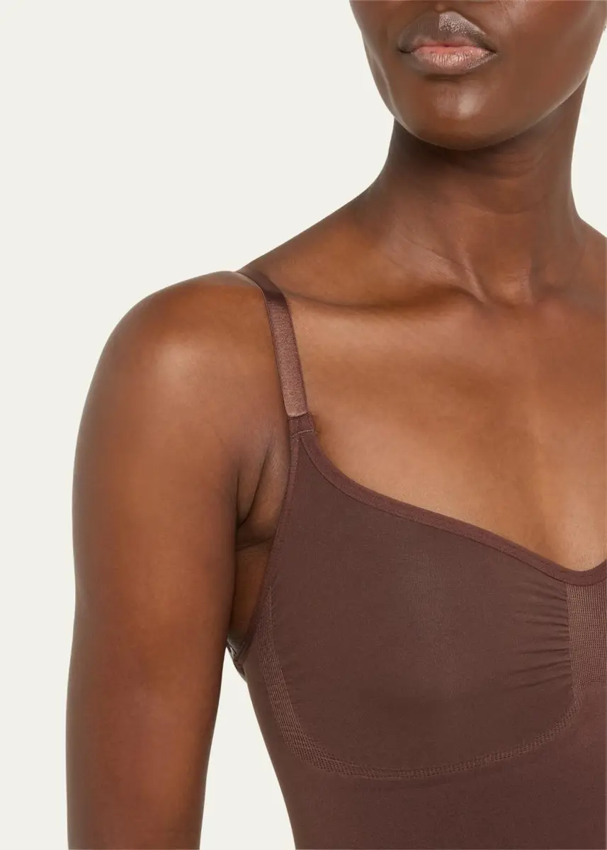 Skims Seamless Sculpt Scoop-Neck Mini Slip Dress | Thumbnail 5 Skims Seamless Sculpt Scoop-Neck Mini Slip Dress | Thumbnail 5