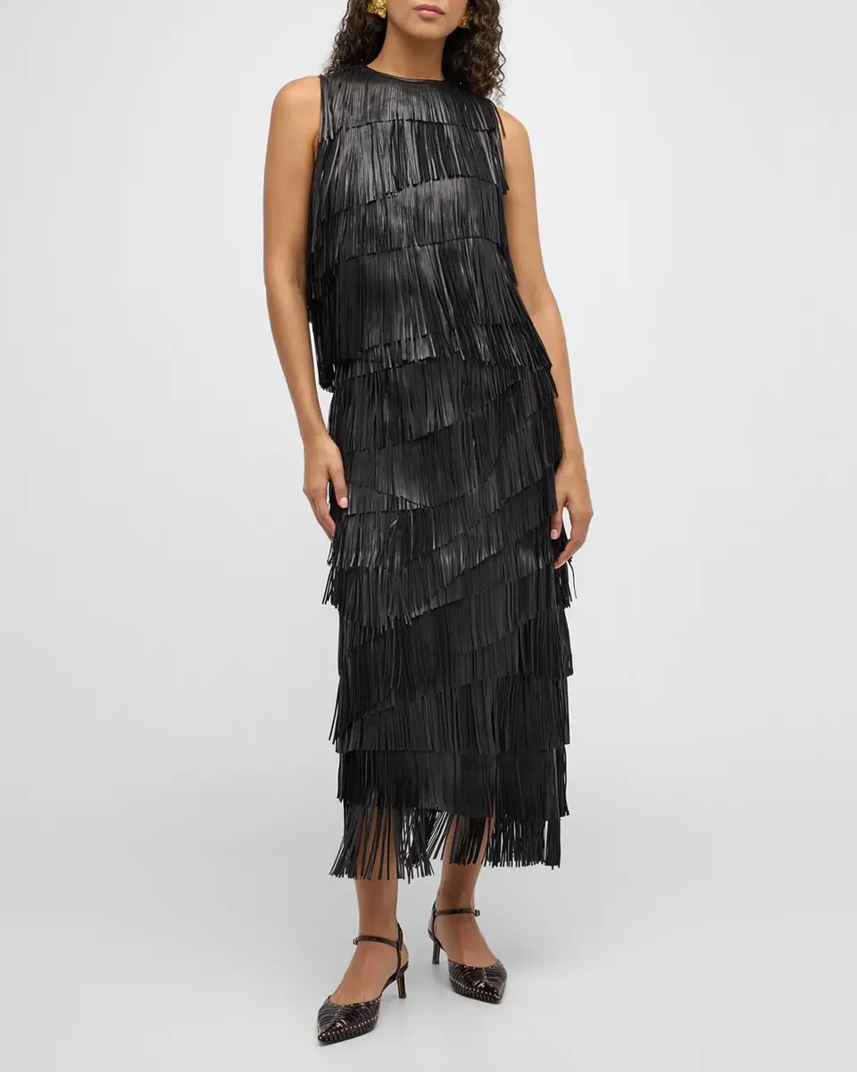 Ulla Johnson Therese Leather Fringe Skirt | Thumbnail 2 Ulla Johnson Therese Leather Fringe Skirt | Thumbnail 2