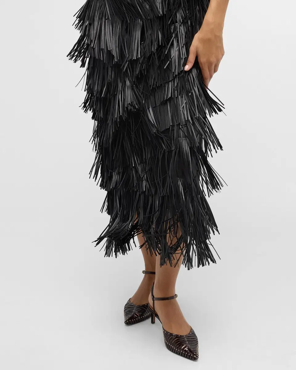 Ulla Johnson Therese Leather Fringe Skirt | Thumbnail 5 Ulla Johnson Therese Leather Fringe Skirt | Thumbnail 5