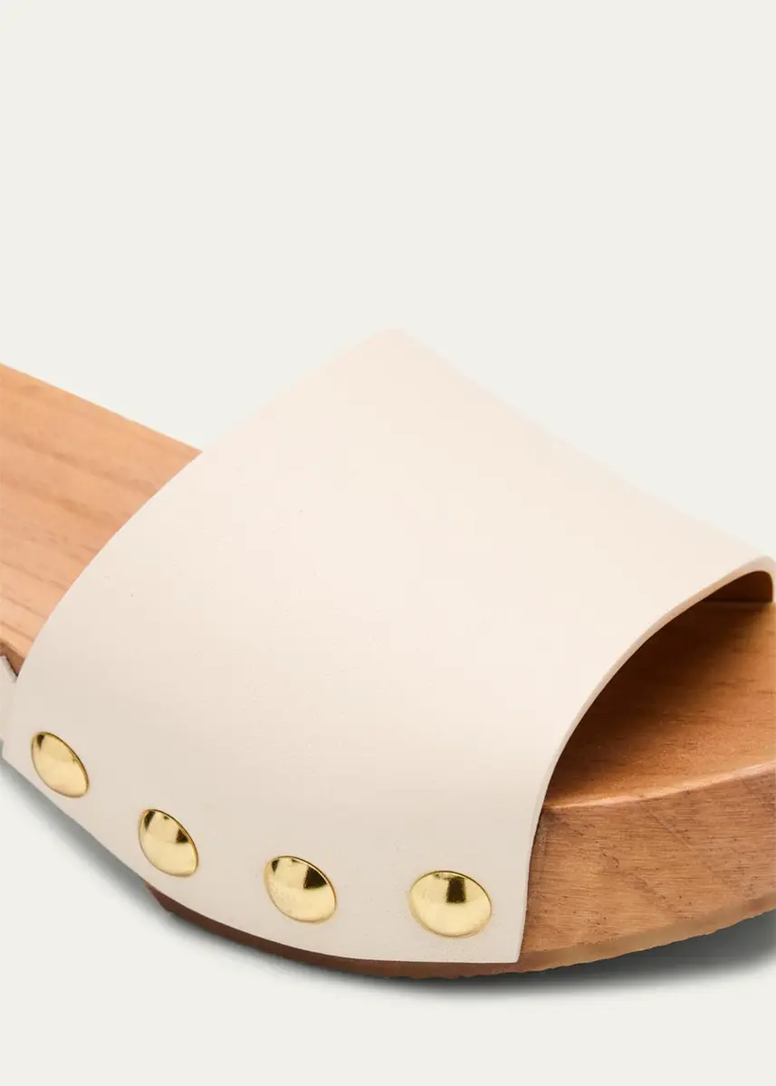Ulla Johnson Esti Leather Ankle-Strap Clog Sandals | Thumbnail 3 Ulla Johnson Esti Leather Ankle-Strap Clog Sandals | Thumbnail 3