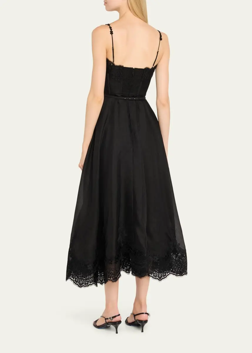 Zimmermann Lace-Trim Corset Picnic Dress | Thumbnail 3 Zimmermann Lace-Trim Corset Picnic Dress | Thumbnail 3