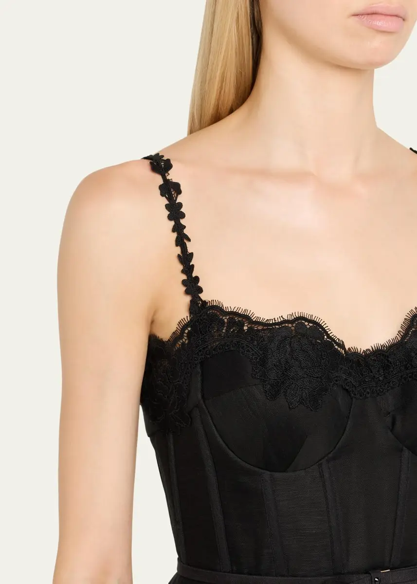 Zimmermann Lace-Trim Corset Picnic Dress | Thumbnail 5 Zimmermann Lace-Trim Corset Picnic Dress | Thumbnail 5