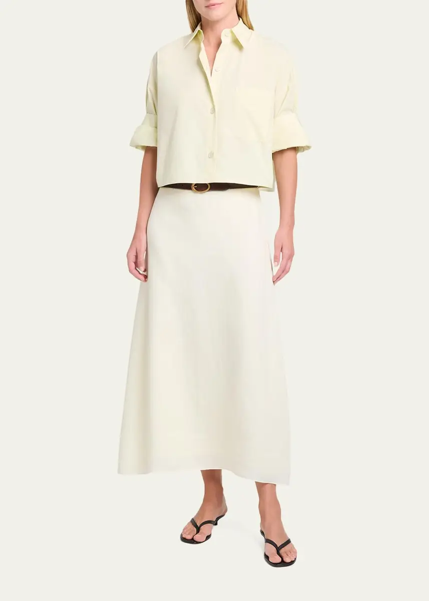 TWP The A-Line Linen Skirt | Thumbnail 2 TWP The A-Line Linen Skirt | Thumbnail 2