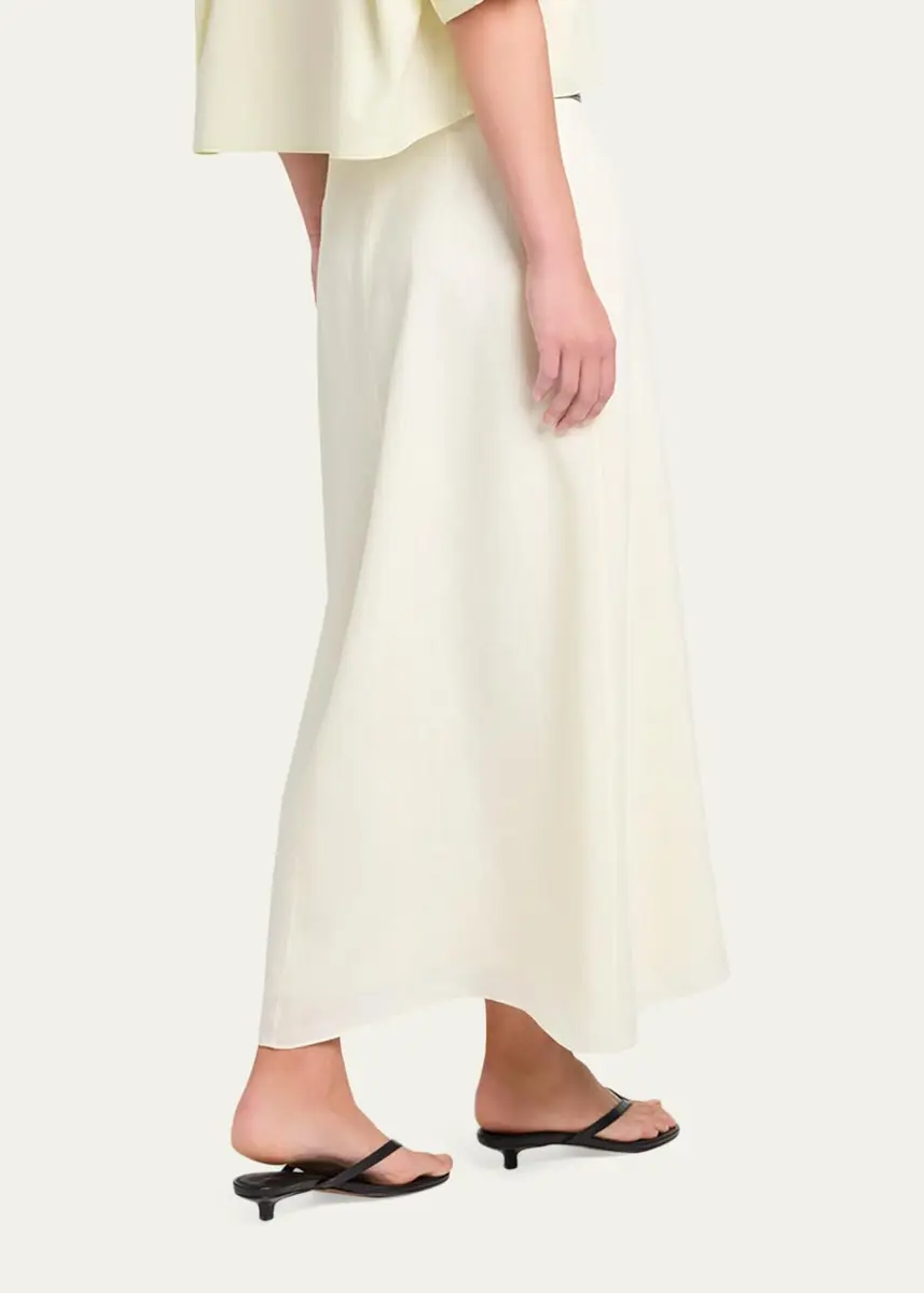 TWP The A-Line Linen Skirt | Thumbnail 3 TWP The A-Line Linen Skirt | Thumbnail 3