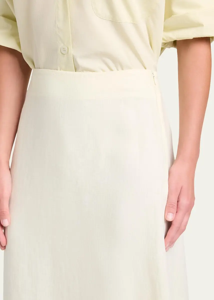 TWP The A-Line Linen Skirt | Thumbnail 5 TWP The A-Line Linen Skirt | Thumbnail 5
