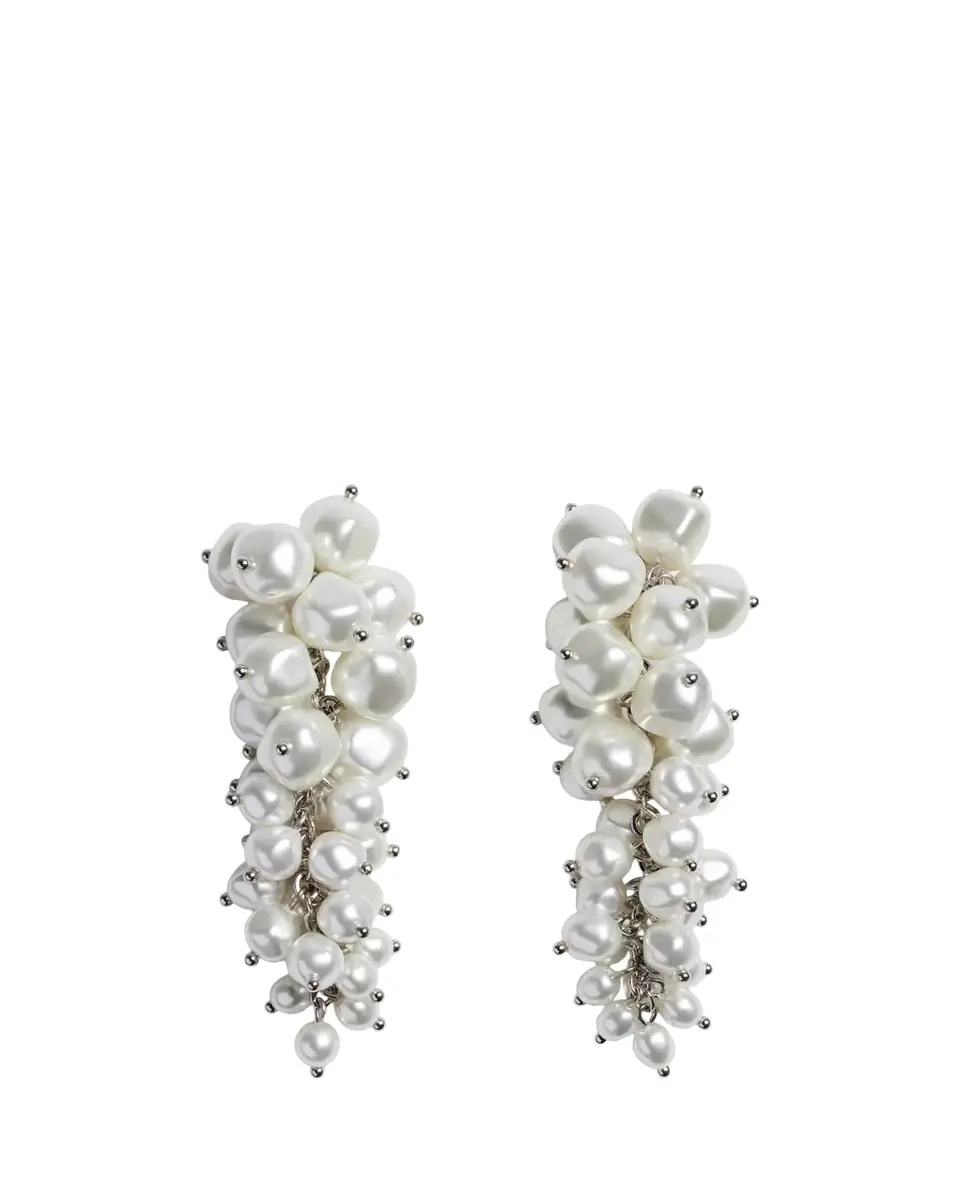 Simone Rocha Pearly Cluster Drop Earrings | Thumbnail 2 Simone Rocha Pearly Cluster Drop Earrings | Thumbnail 2