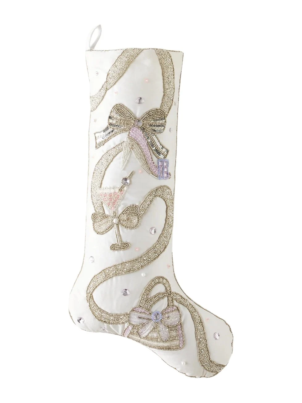 Kim Seybert Fashion Frenzy Beaded Stocking