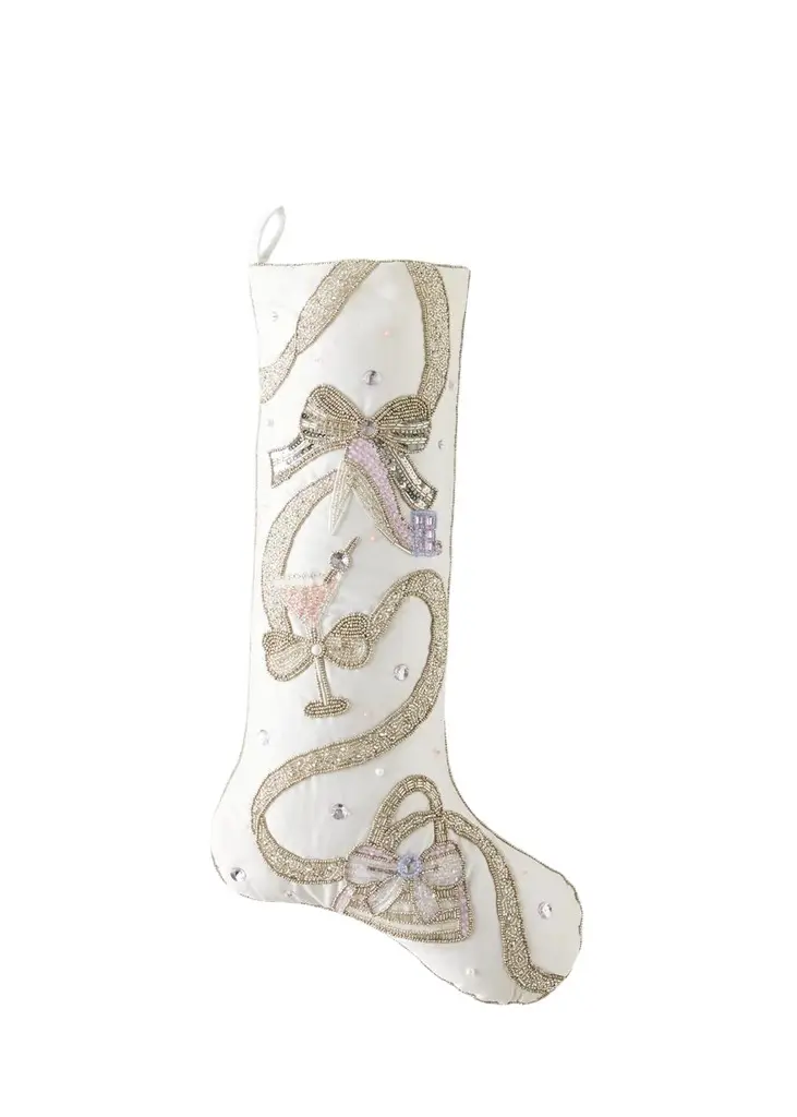 Kim Seybert Fashion Frenzy Beaded Stocking