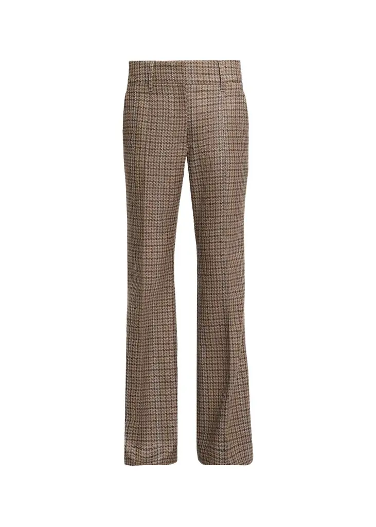 Rhein Houndstooth Flared Pants