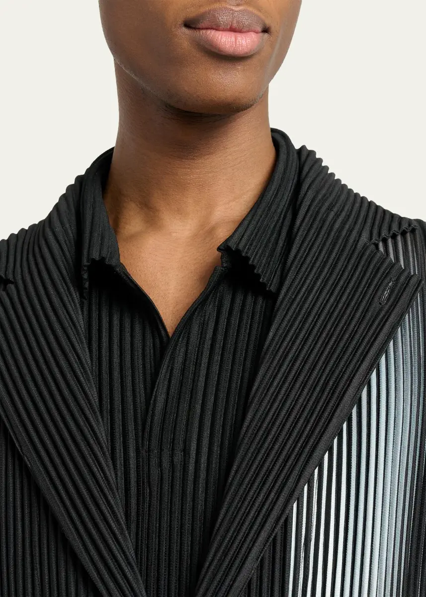Homme Plissé Issey Miyake Men's In The Shadow Pleated Sport Jacket | Thumbnail 5