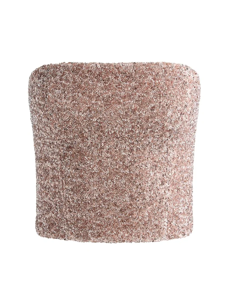 Cosette Sequined Strapless Top