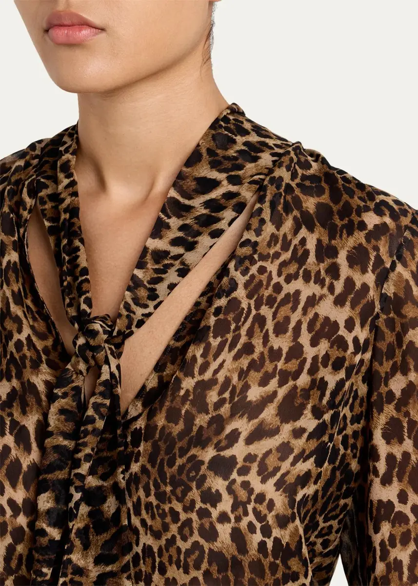 Nili Lotan Janese Paisley Silk Neck-Scarf Blouse | Thumbnail 9 Nili Lotan Janese Paisley Silk Neck-Scarf Blouse | Thumbnail 9