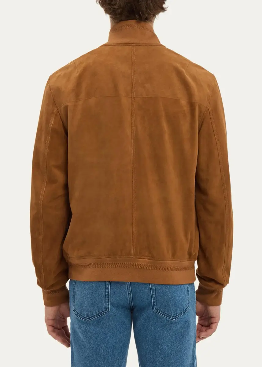 Gabriela Hearst Men's Leroy Suede Jacket | Thumbnail 3 Gabriela Hearst Men's Leroy Suede Jacket | Thumbnail 3