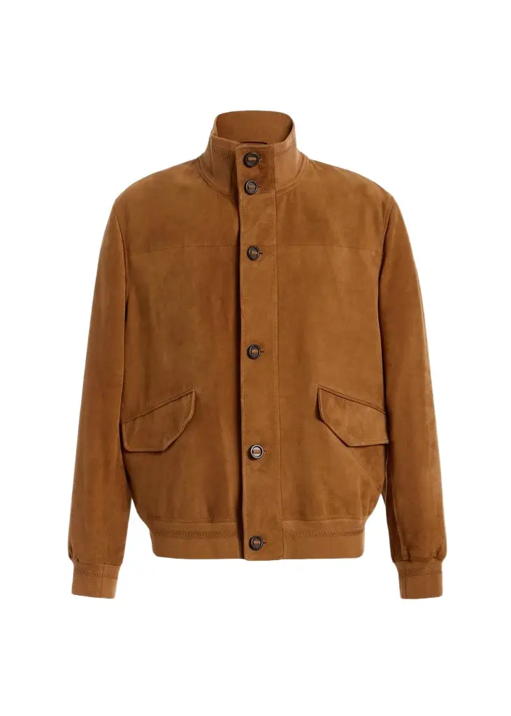 Gabriela Hearst Men's Leroy Suede Jacket