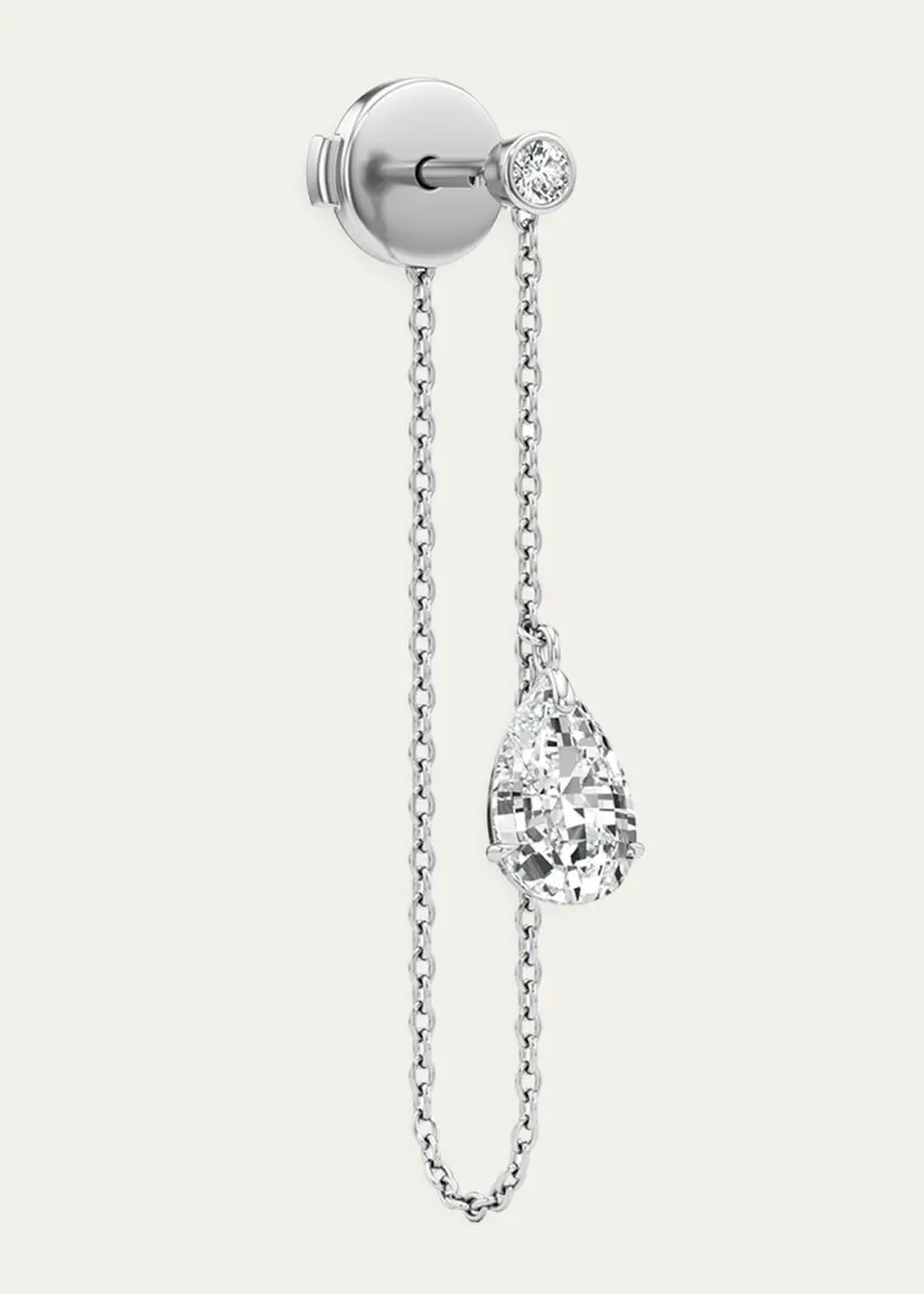 Unsaid Tear Lab-Grown Diamond Pure Drop Earrings | Thumbnail 2 Unsaid Tear Lab-Grown Diamond Pure Drop Earrings | Thumbnail 2
