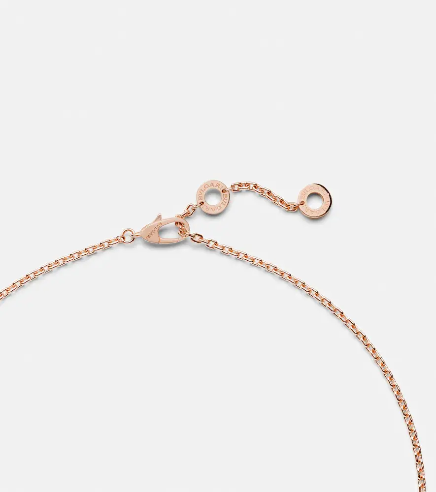 BVLGARI Serpenti Viper 18kt rose gold pendant necklace with diamonds | Thumbnail 4 BVLGARI Serpenti Viper 18kt rose gold pendant necklace with diamonds | Thumbnail 4
