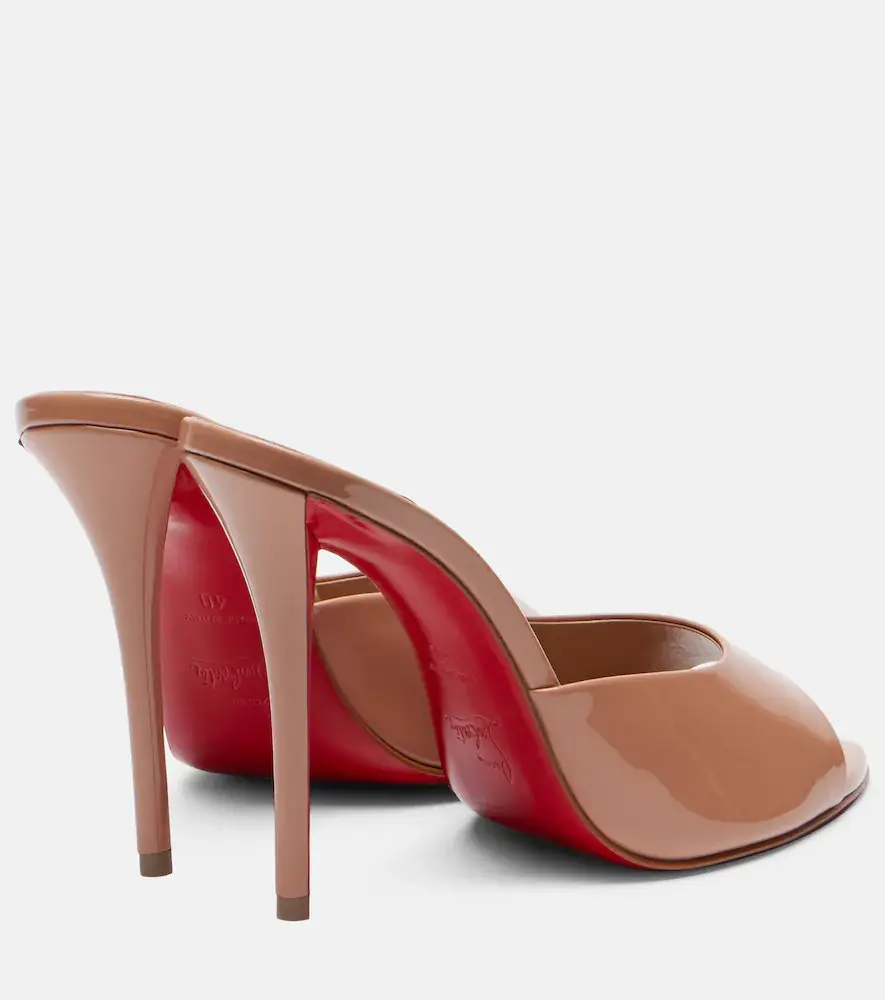 Christian Louboutin Miss Z 100 patent leather mules | Thumbnail 3 Christian Louboutin Miss Z 100 patent leather mules | Thumbnail 3
