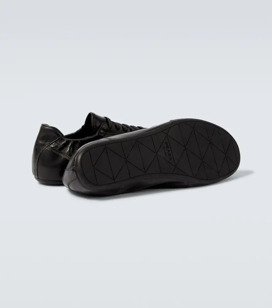 Prada Collapse leather sneakers | Thumbnail 3 Prada Collapse leather sneakers | Thumbnail 3