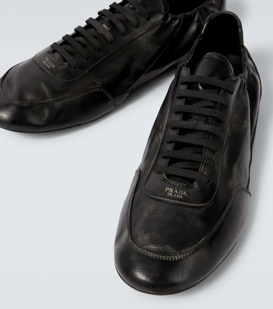 Prada Collapse leather sneakers | Thumbnail 6 Prada Collapse leather sneakers | Thumbnail 6