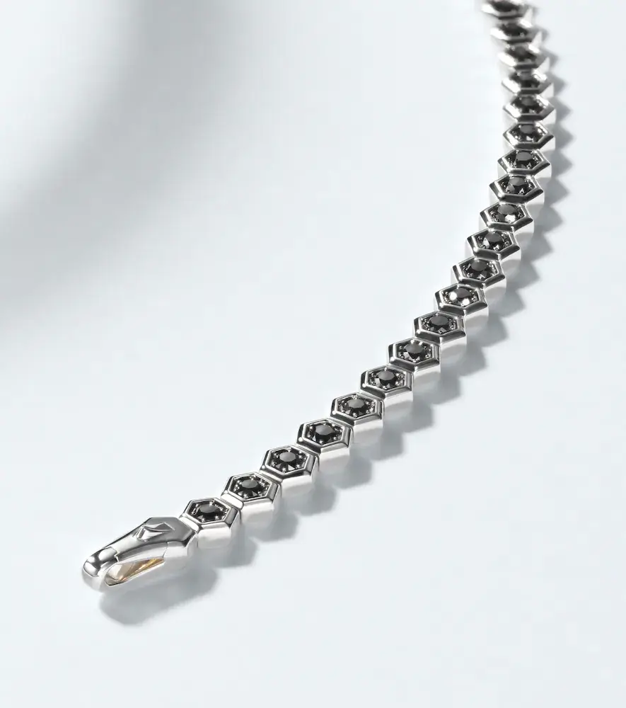 David Yurman Hex sterling silver bracelet (925) with diamonds | Thumbnail 4 David Yurman Hex sterling silver bracelet (925) with diamonds | Thumbnail 4